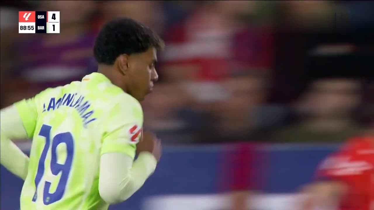 OSASUNA 4 vs 2 FC BARCELONA | LALIGA 2024/25 #FCBarcelona