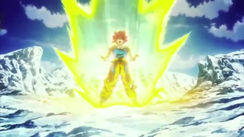 goku's ssjgssj transformation