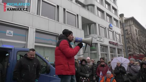 Demonstrace 16.1.2022 Ústí nad labem