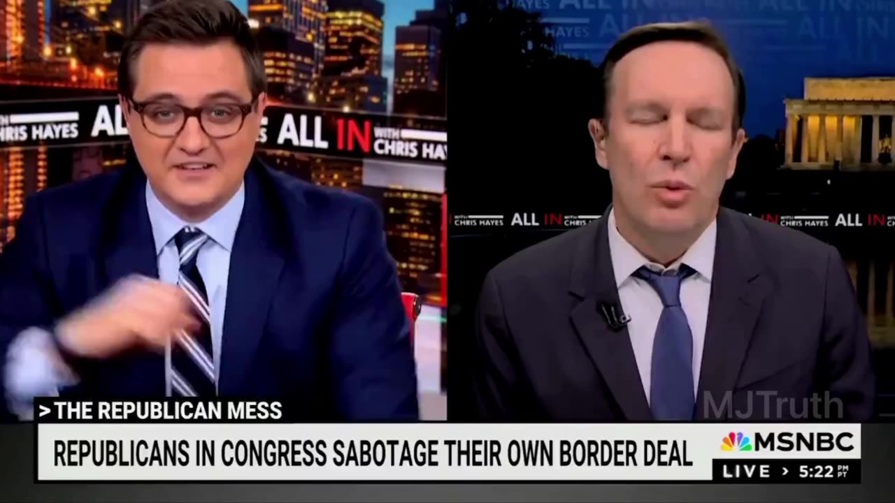 Dem Senator Chris Murphy Admits Illegals are who Democrats Care About Most