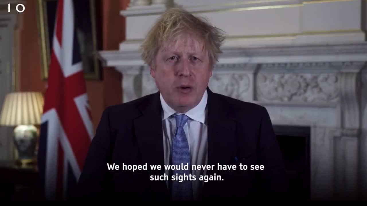 Boris Johnson Tells Russians ‘I Do Not Believe This War Is In Your Name’.