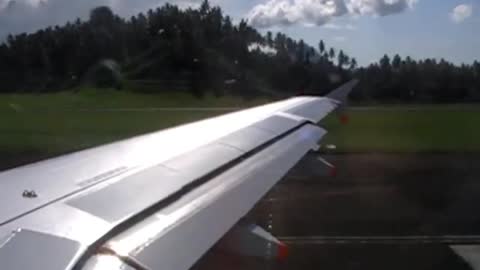 Silk Air A319 Manado to Singapore