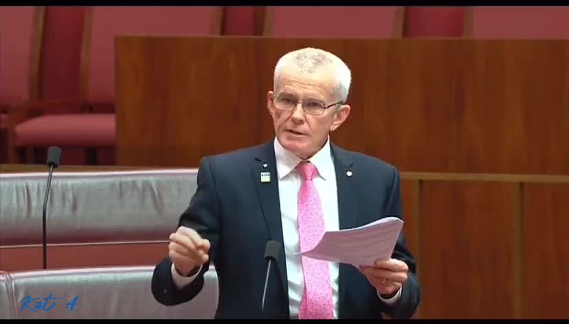 Australia- Senator called on all members to work against Schwab’s Great Reset agenda!!