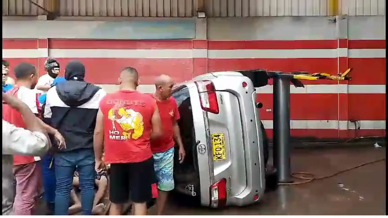 Accidente laboral en estación Mi Kioskito de San Felipe deja grave a trabajador