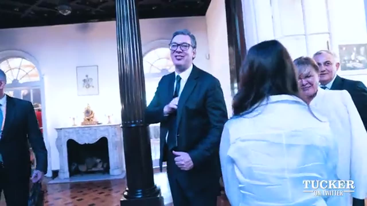 美國主媒_福克斯新聞前明星主播 _塔克 卡爾森，親訪歐洲 採訪塞爾維亞總統_亞歷山大 武契奇，道出北約組織（NATO）主導俄烏戰爭、拜登政權通過代理人破壞北溪管道，正摧毀德國與歐洲經濟