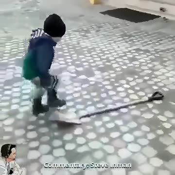 One of the first videos I commented on in 2019: Boy vs. Shovel
