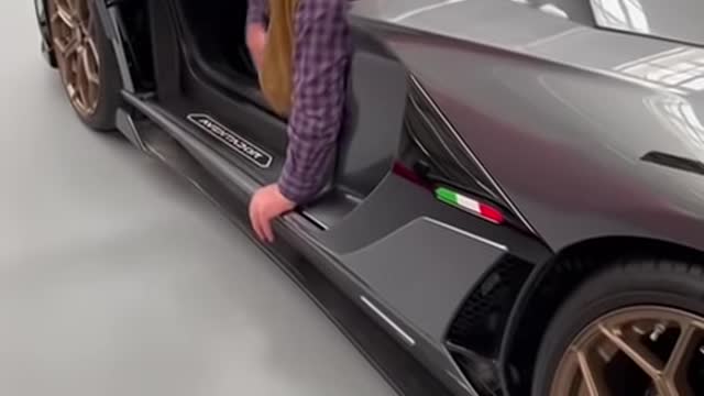 difficulty for a millionaire to get into their light cars