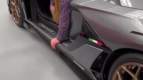 difficulty for a millionaire to get into their light cars