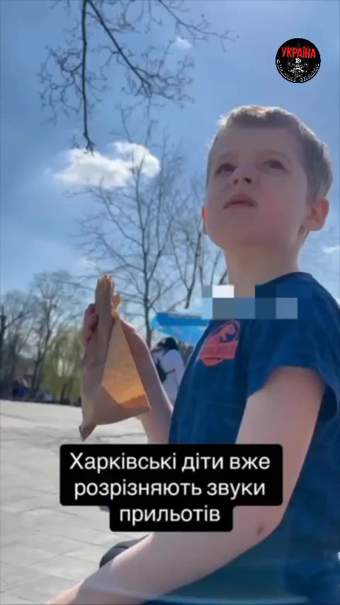 Kharkiv children can distinguish the sounds of arrivals. They know if it's a danger