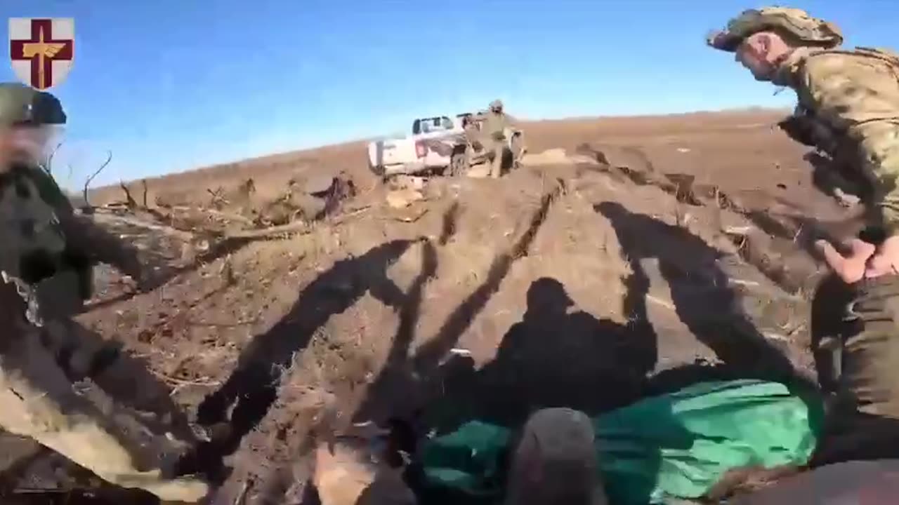 🙏 Video of the evacuation of our wounded soldier.