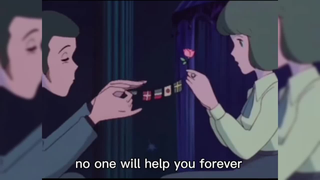 A sentence that makes you think deeply.（8）