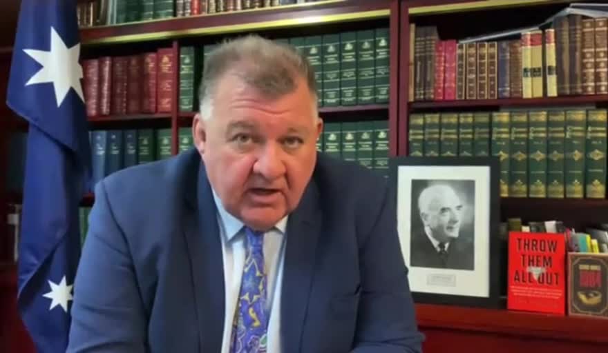 Craig Kelly MP. One of the very few sane voices in Australian politics right now..