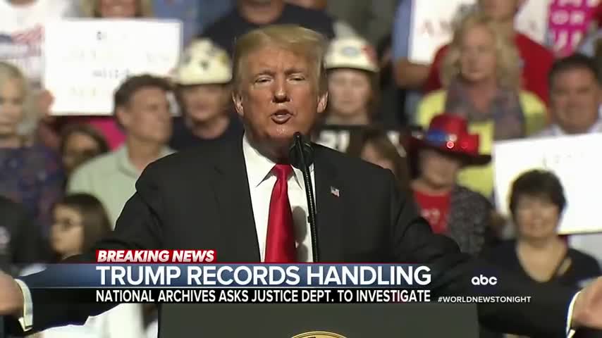 National Archives asks DOJ to investigate Trump’s handling of records ||