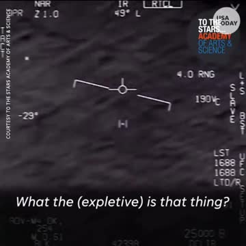 UFO caught on camera by the American navy