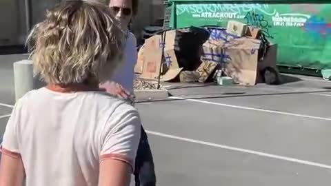 FAKE homeless man exposed! (FOR ENTERTAINMENT PURPOSES ONLY)