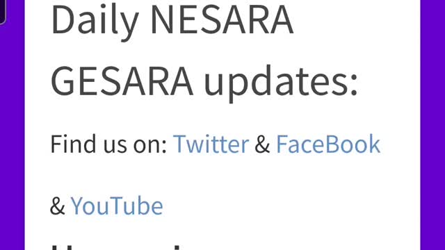 GESARA & NESARA