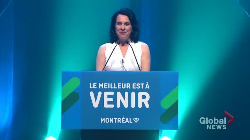 Montreal election: Valérie Plante wins 2nd term as mayor