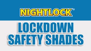 LOCKDOWN - WINDOW SAFETY SHADE for Classrooms & Office doors