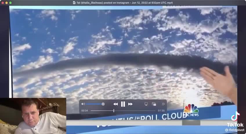 Chemtrails portrayed as a new type of cloud!