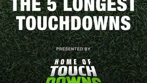NFL - The 5️⃣ longest TDs from Week 6 😮‍💨