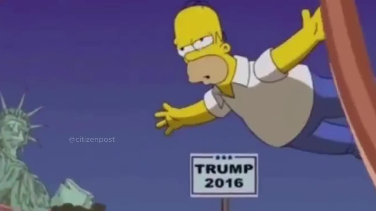 The Simpsons predicted all 3 of Donald Trump presidencies