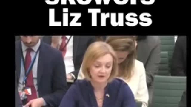 UK foreign secretary Liz Truss supports authoritarian regimes. *See Description*