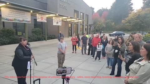 Known Heretic speaking up for safety of children in public left leaning schools in Portland