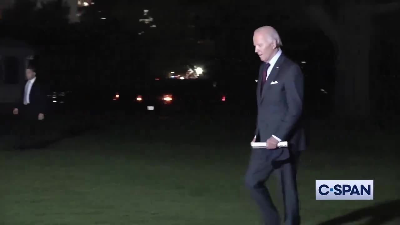 LIABILITY FOR VP HARRIS? 🤔 "LOCK HIM UP!" 🚔 BIDEN SHUFFLES AWAY! 🏃♂️💨