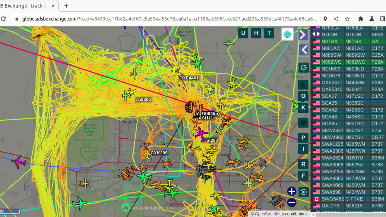 Bird NaziPac Skywest N821PA gang bang L88 night - Feb 15th 2024 -