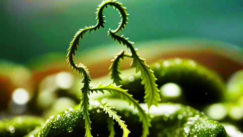 Growing from the earth