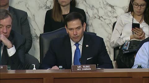 Vice Chairman Rubio Delivers Opening Remarks at a Senate Intelligence Nomination Hearing