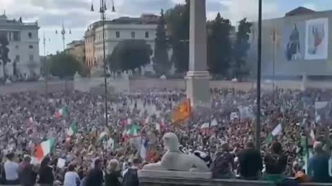 Rome, Italy Protests Oct 2021