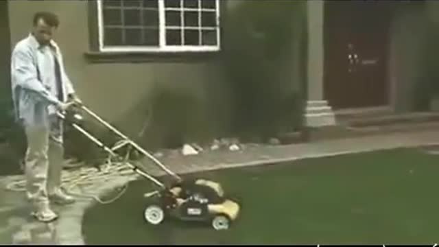 How to mow a lawn correctly