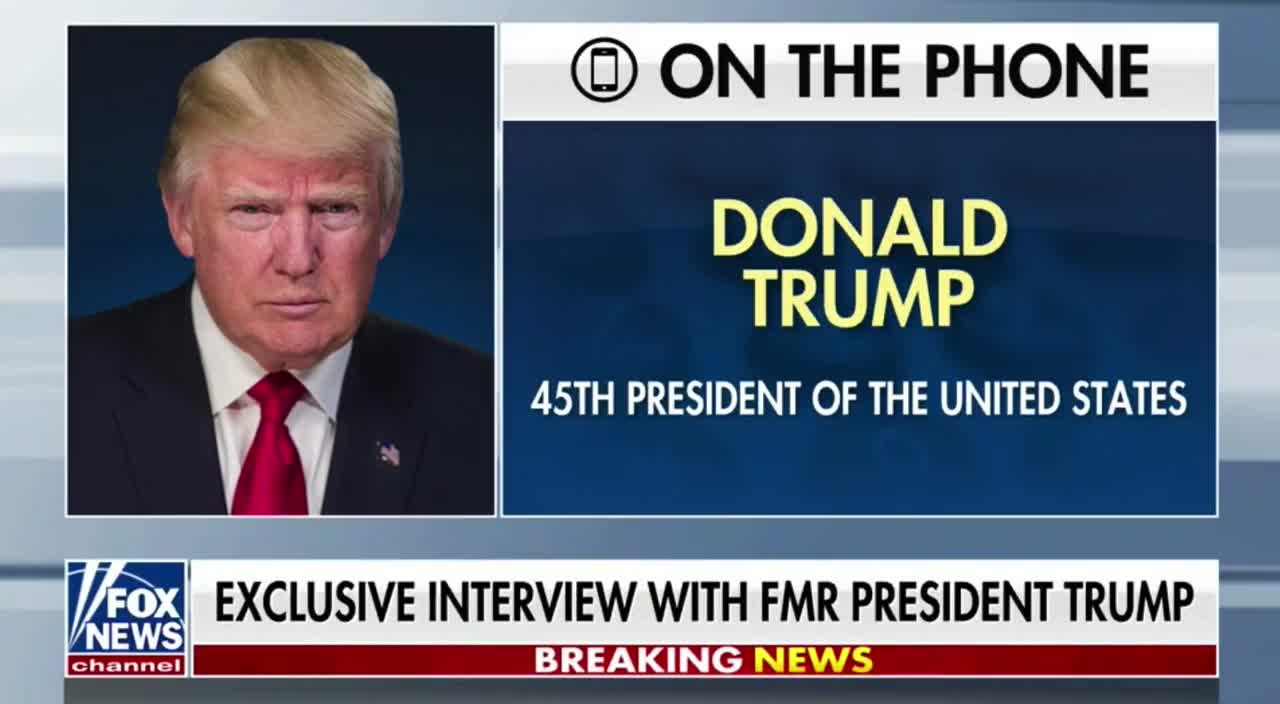Fox News’ Sean Hannity asks Donald Trump if he’s running in 2024