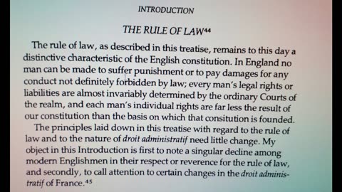 Excerpts from Introduction to the study of the law of the constitution
