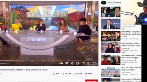 The Views new Co-Hosts check Joy, Whoopi and Sonny on Chris Cuomo!