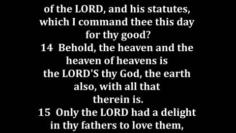Deuteronomy 10 King James version