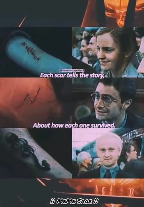 56.Each Scar Tellcade _ Harry Potter EDITS _ #shorts #potterhead #broken #pain #edit