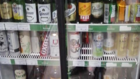 Beer in a Russian store.