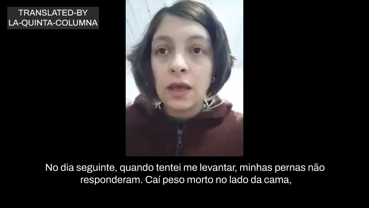 Após 3 inoculações, ela acaba com problemas nas articulações e está em cadeira de rodas
