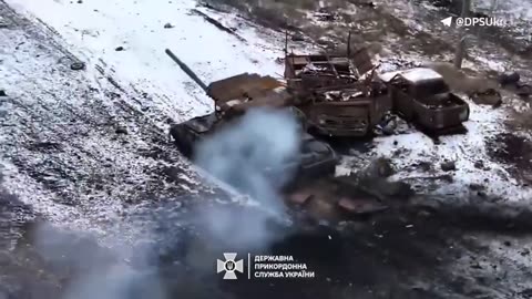 Border guards knocked out T-90 "Vladimir" tanks that tried to storm Ukrainian