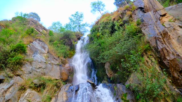 beautiful waterfall nature video.4k Ultra HD videos