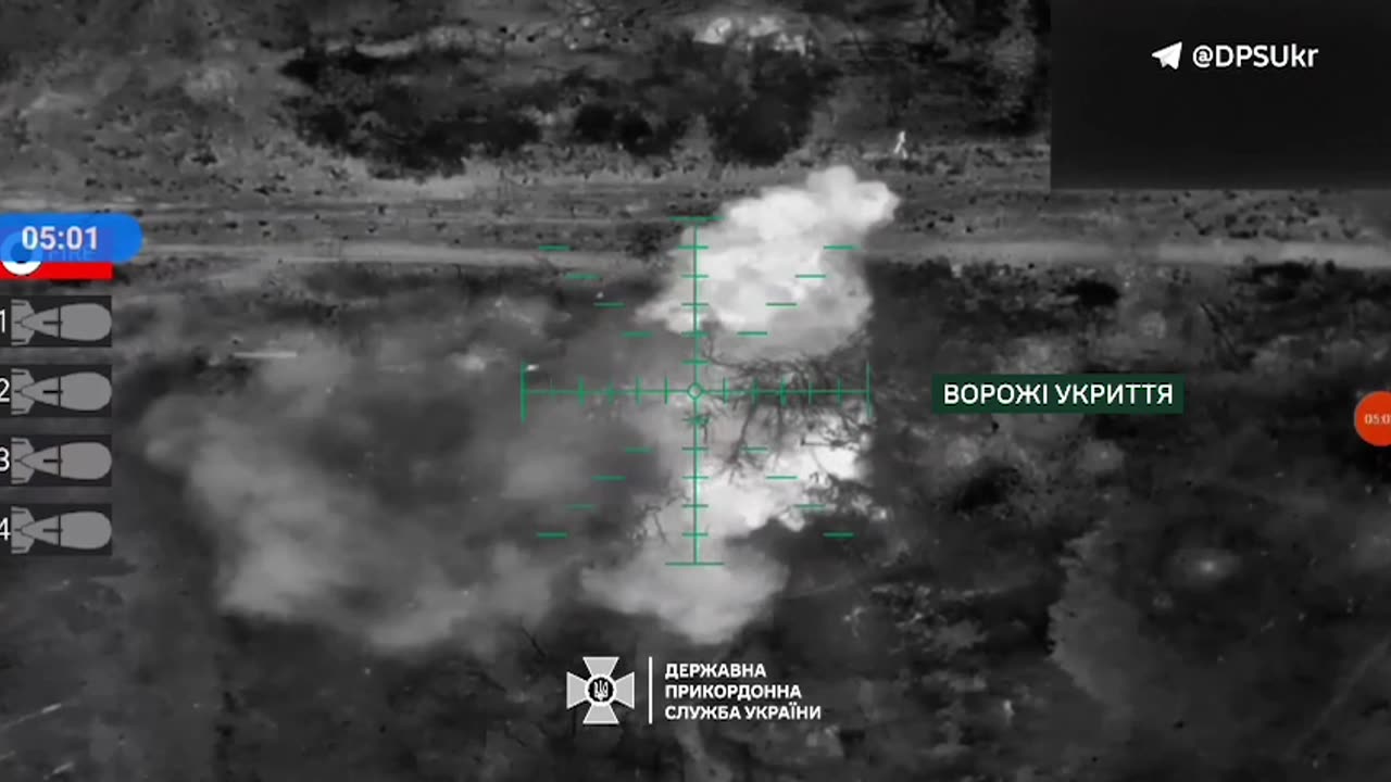 New Footage from Ukrainian Bomber Drones