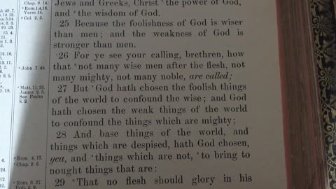 Weakness and Foolishness