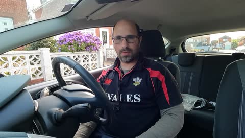 Blooper. Vlog in car