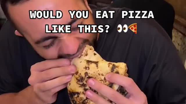 Would you eat pizza like this?