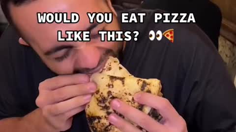 Would you eat pizza like this?