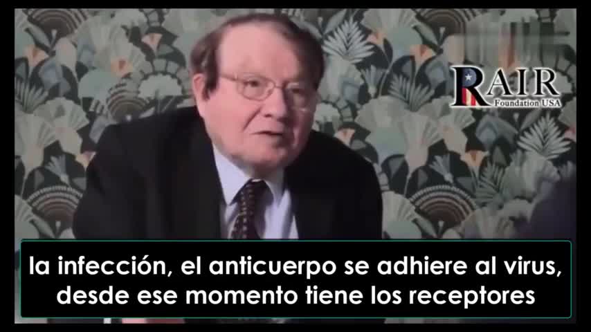 As variantes são produto da vacinação, Luc Montagnier (legenda em Espanhol)