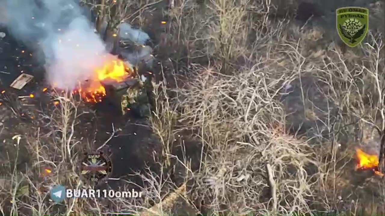 Dropping Grenades into Russian Ammo Dump