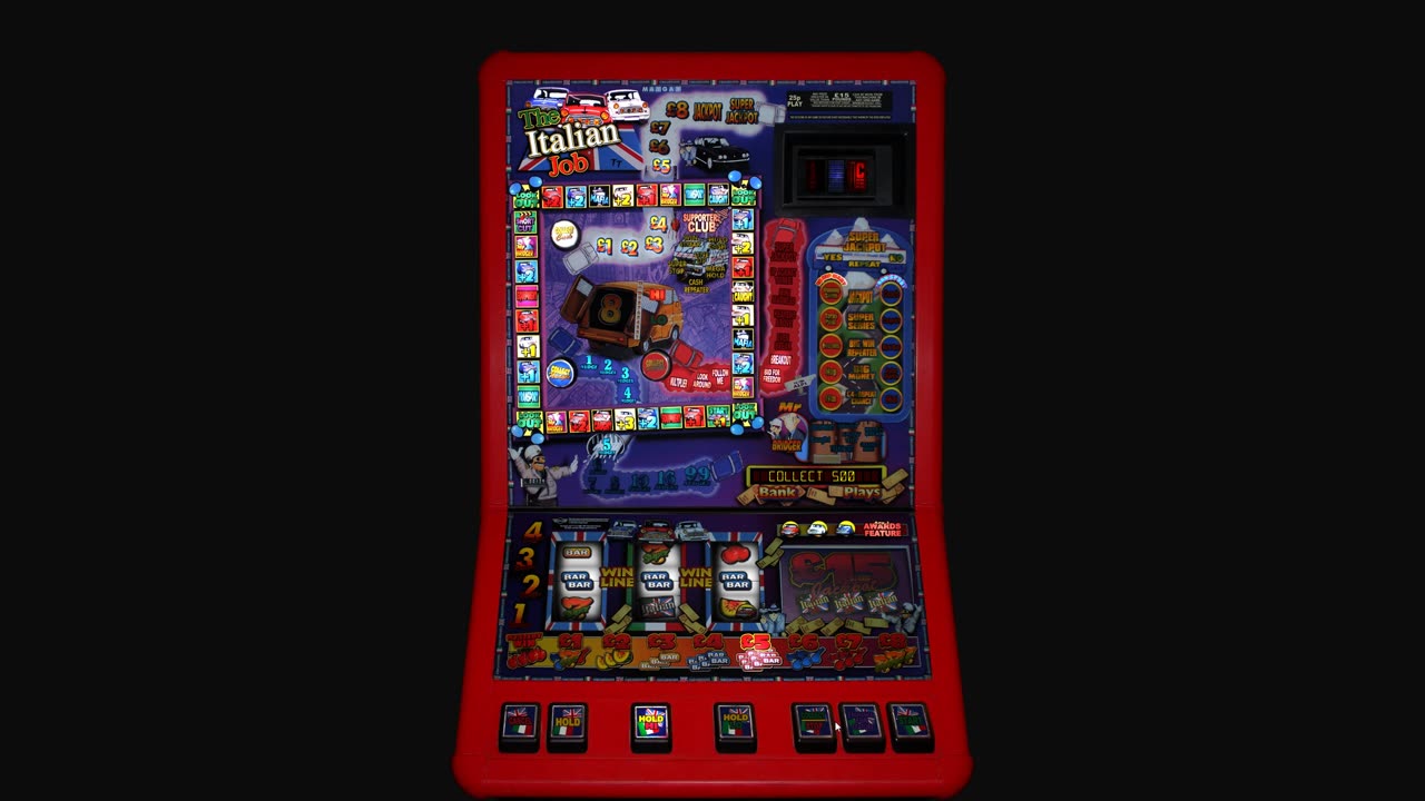 The Italian Job Maygay £15 Jackpot Fruit Machine Emulation